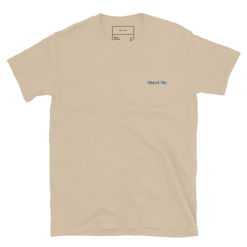 Beach Day Embroidered Tee Sand