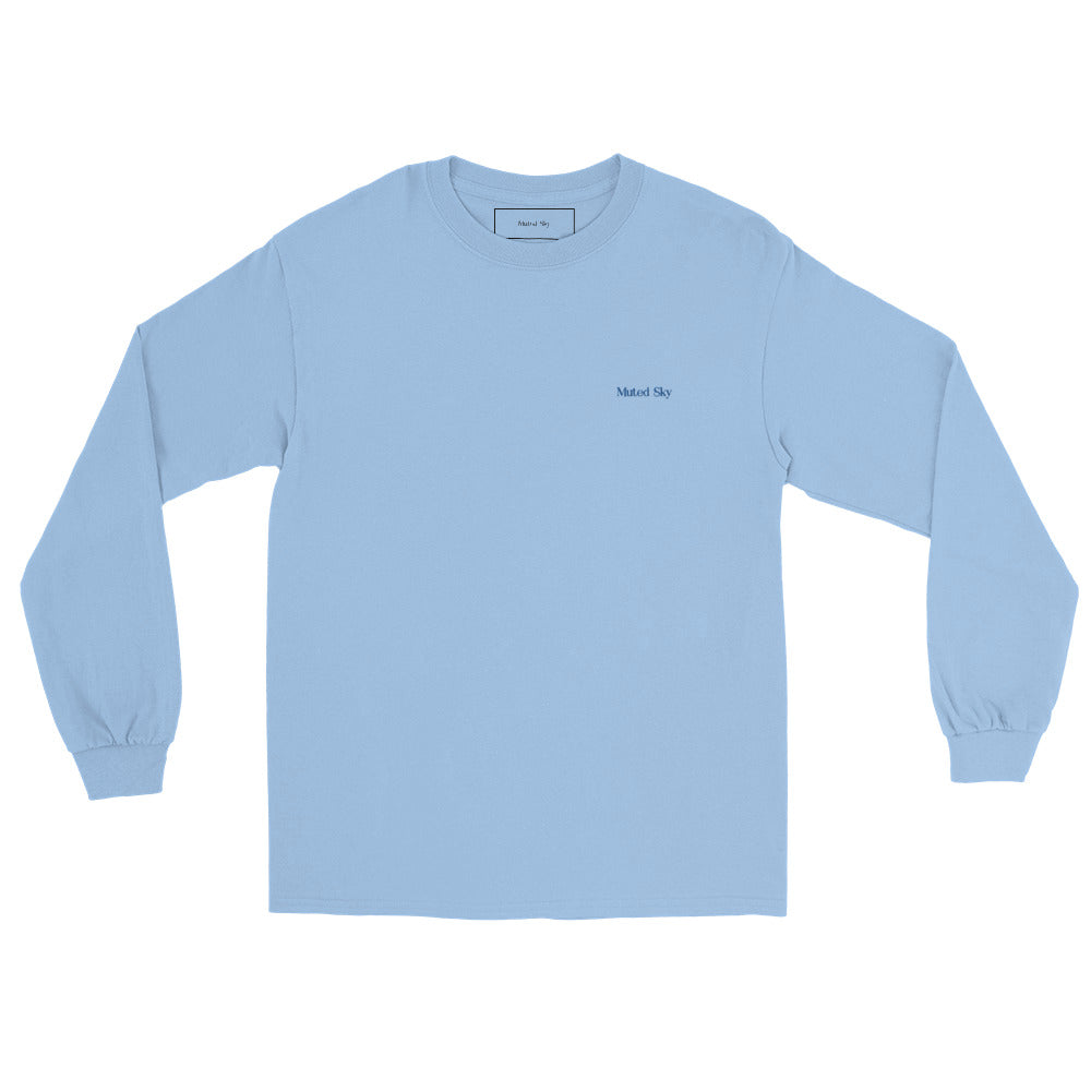 Beach Day Embroidered Long Sleeve Shirt