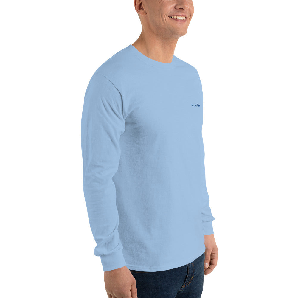 Beach Day Embroidered Long Sleeve Shirt